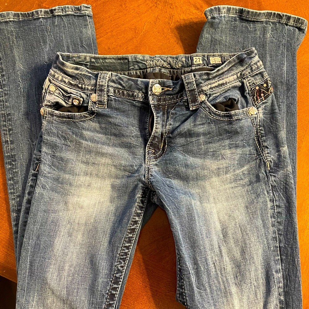 MissMe Mid-Rise Boot Cut Size 27